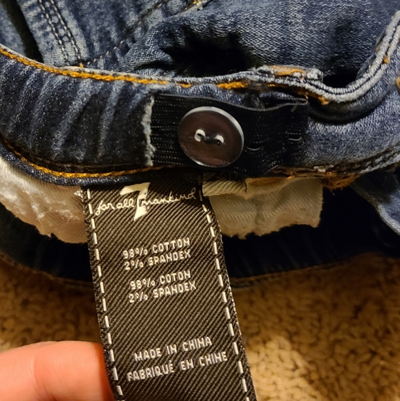 Baby 7 for all mankind jeans sz 24 months - Picture 7 of 7